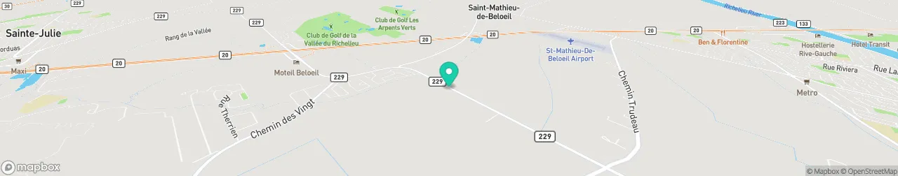 ev charging station on the map