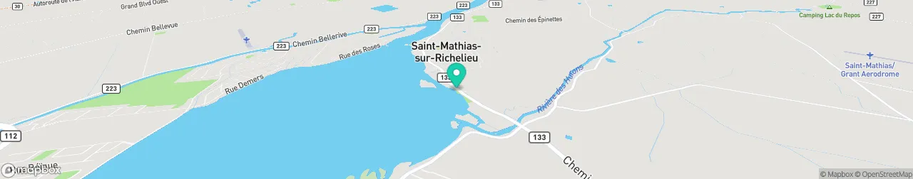 borne de recharge sur la carte