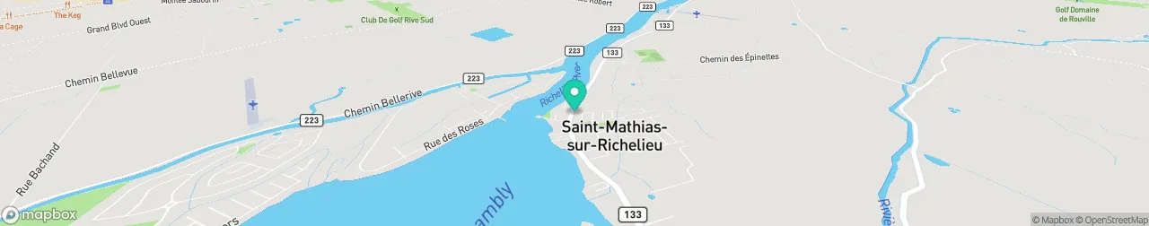 borne de recharge sur la carte