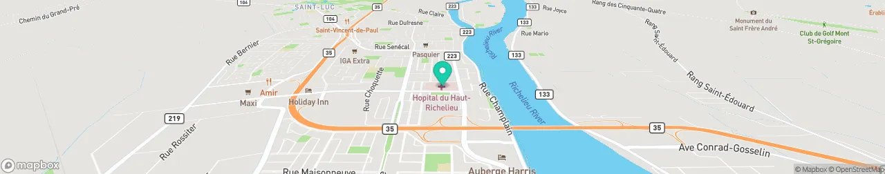 borne de recharge sur la carte