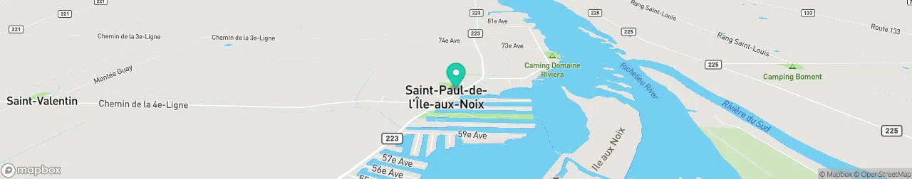 ev charging station on the map