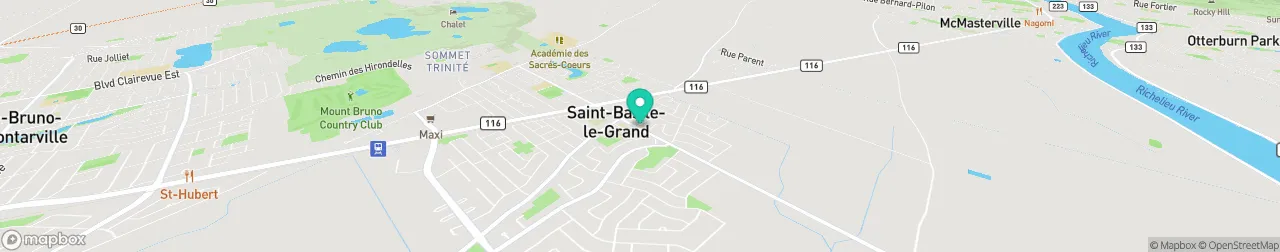 borne de recharge sur la carte