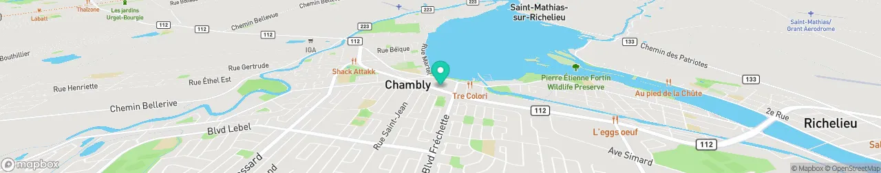 ev charging station on the map