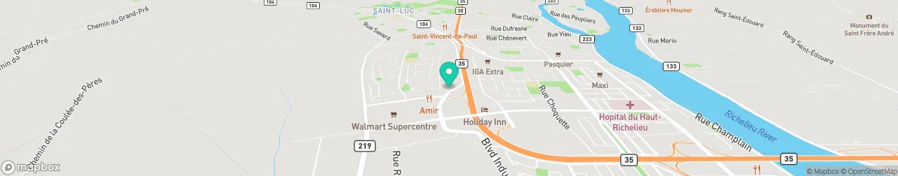 ev charging station on the map