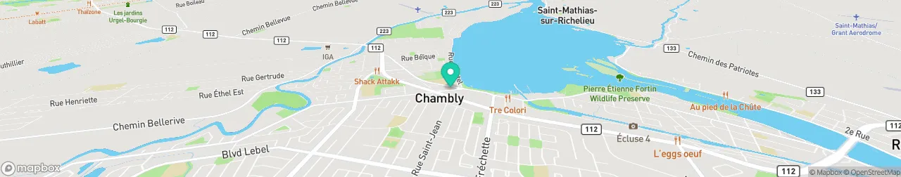 ev charging station on the map