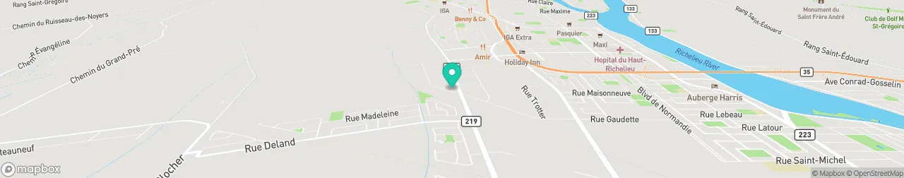 ev charging station on the map