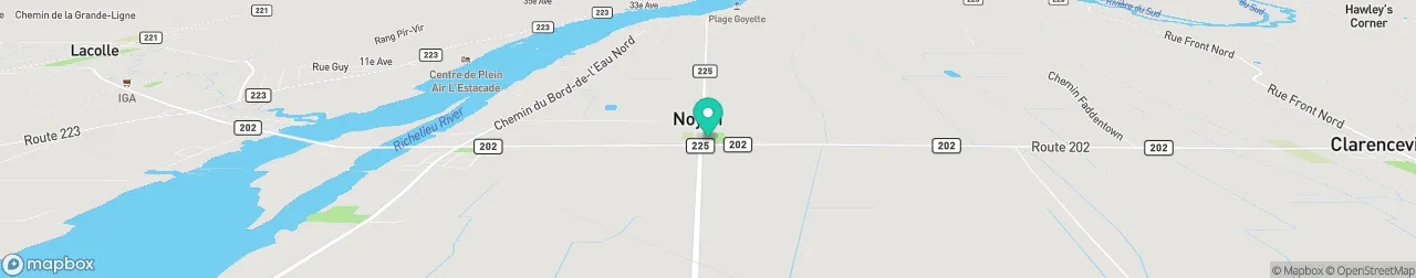 borne de recharge sur la carte