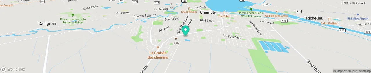 ev charging station on the map