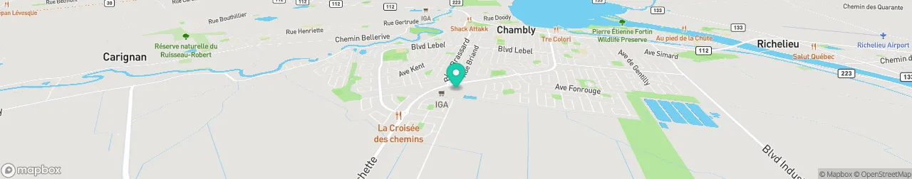 ev charging station on the map