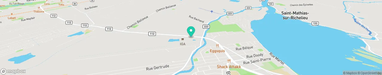 borne de recharge sur la carte