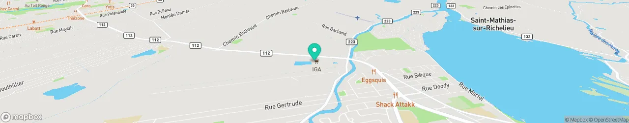 borne de recharge sur la carte