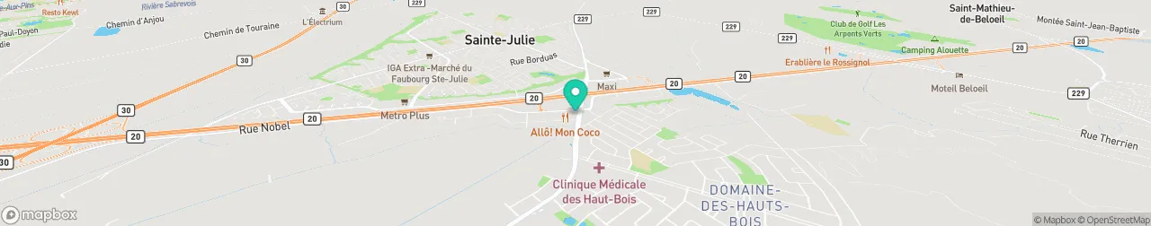 ev charging station on the map