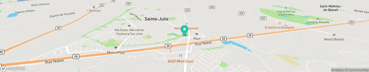 ev charging station on the map