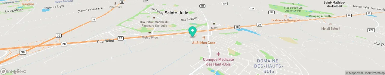 ev charging station on the map