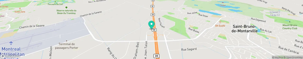 borne de recharge sur la carte