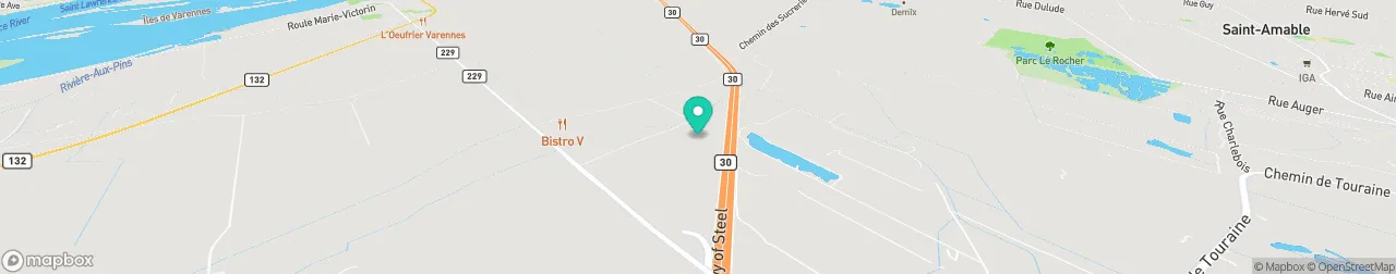 borne de recharge sur la carte