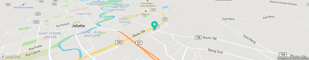 borne de recharge sur la carte