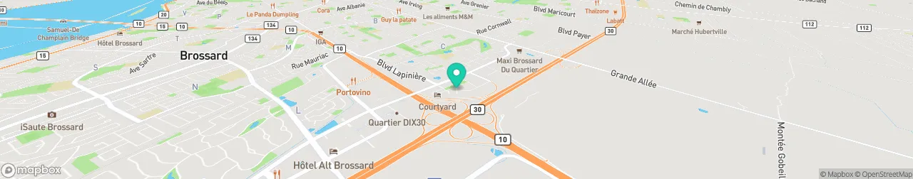 borne de recharge sur la carte