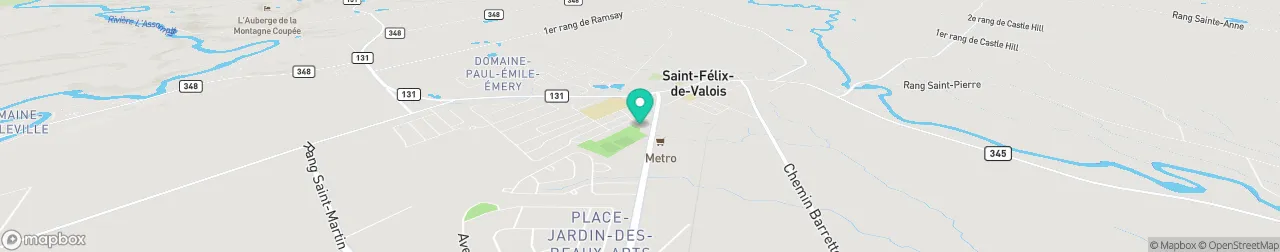 borne de recharge sur la carte