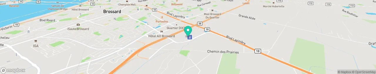 borne de recharge sur la carte