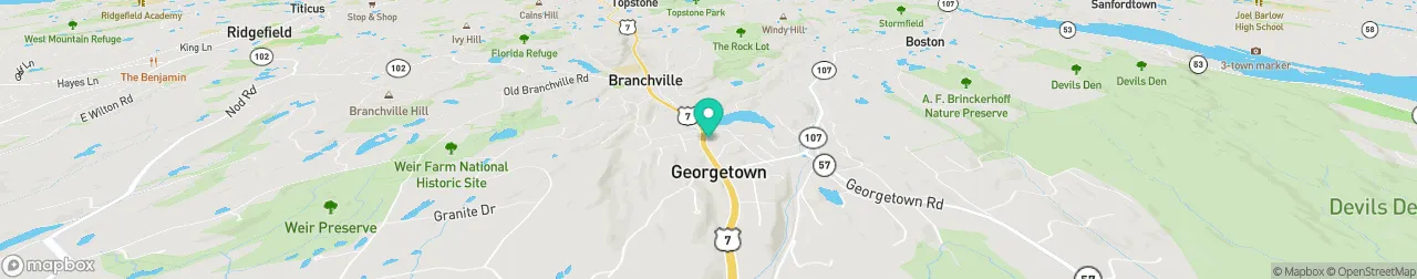 borne de recharge sur la carte