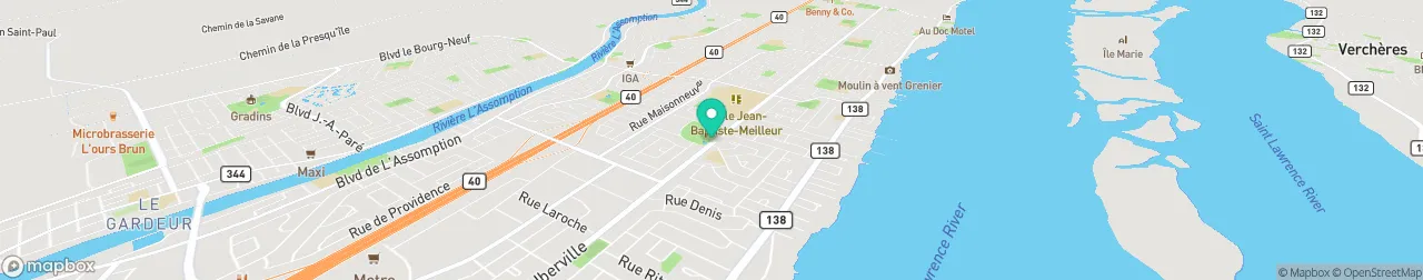 borne de recharge sur la carte