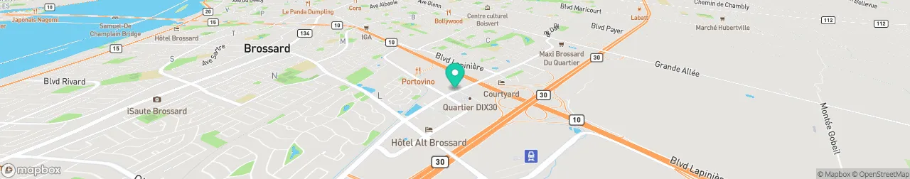 borne de recharge sur la carte