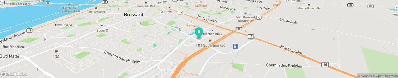 borne de recharge sur la carte