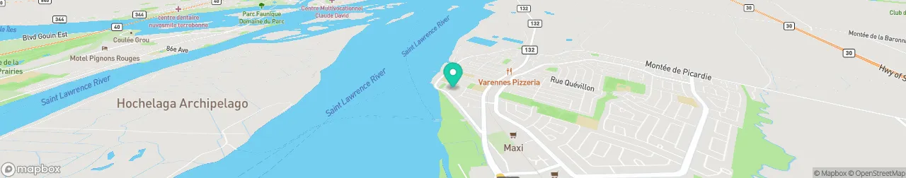 borne de recharge sur la carte