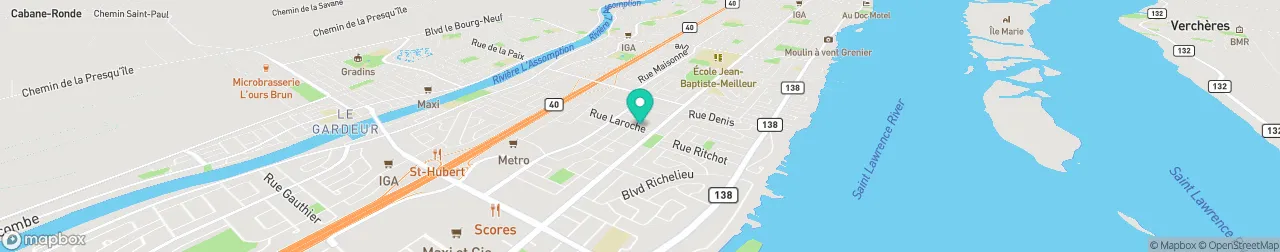 borne de recharge sur la carte