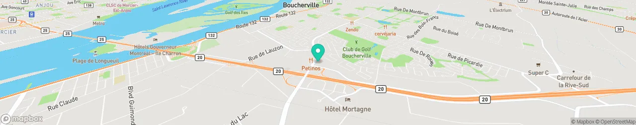 borne de recharge sur la carte