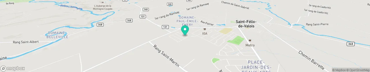 borne de recharge sur la carte