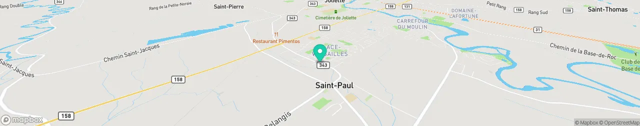 borne de recharge sur la carte