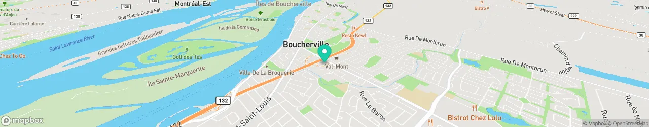 borne de recharge sur la carte