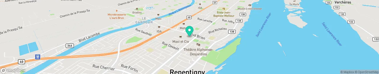 borne de recharge sur la carte