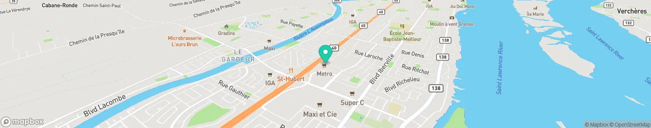 ev charging station on the map