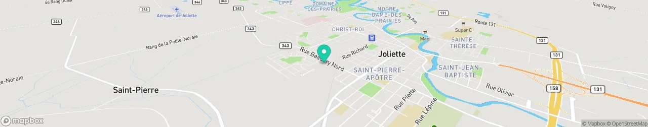 borne de recharge sur la carte