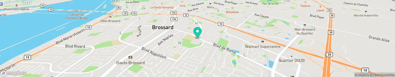 borne de recharge sur la carte