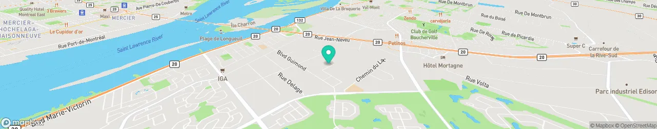 borne de recharge sur la carte