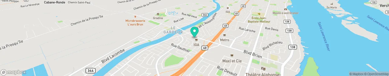 borne de recharge sur la carte