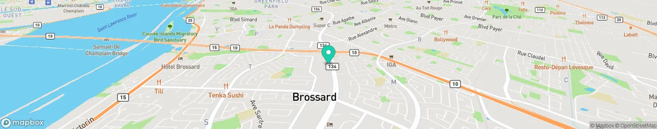 borne de recharge sur la carte