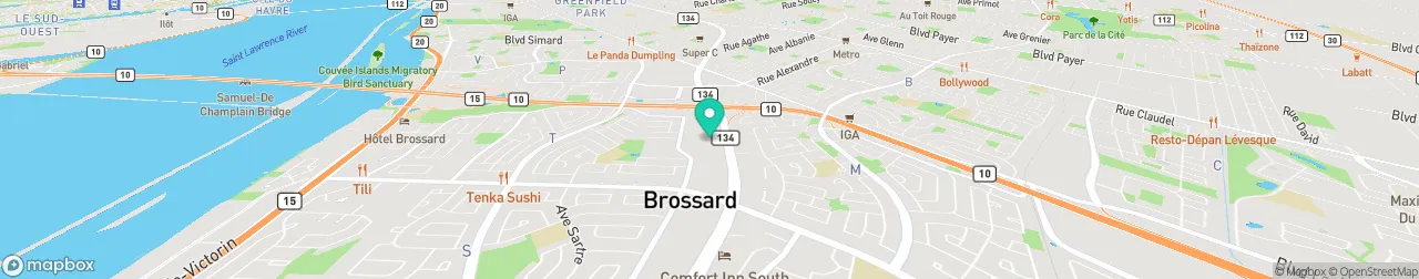 borne de recharge sur la carte