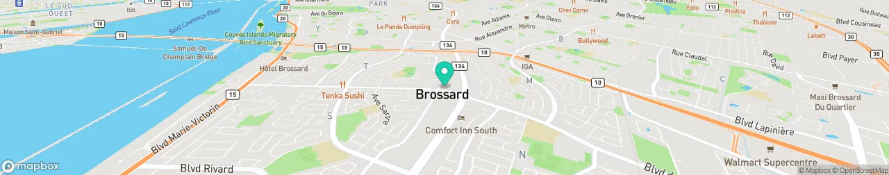 borne de recharge sur la carte