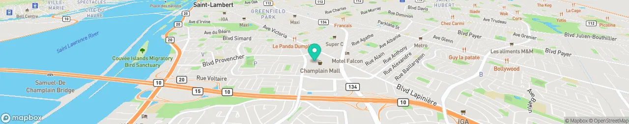 borne de recharge sur la carte