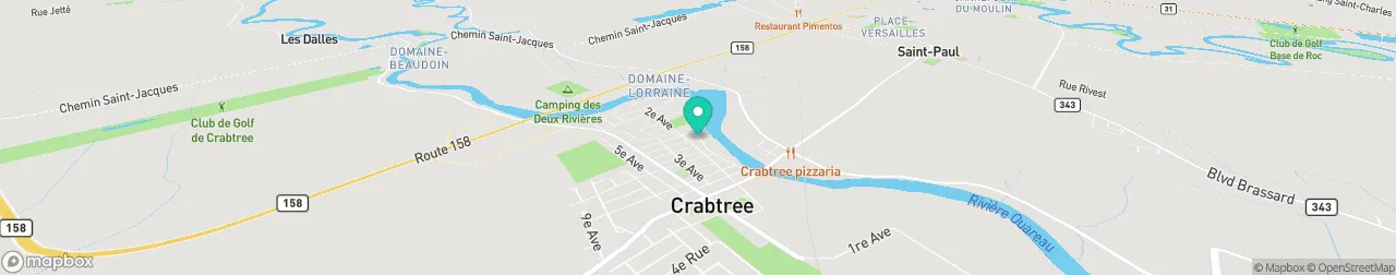 borne de recharge sur la carte