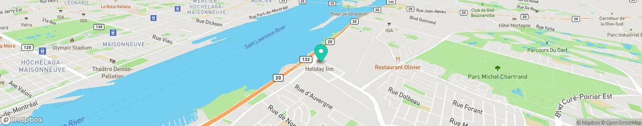 borne de recharge sur la carte