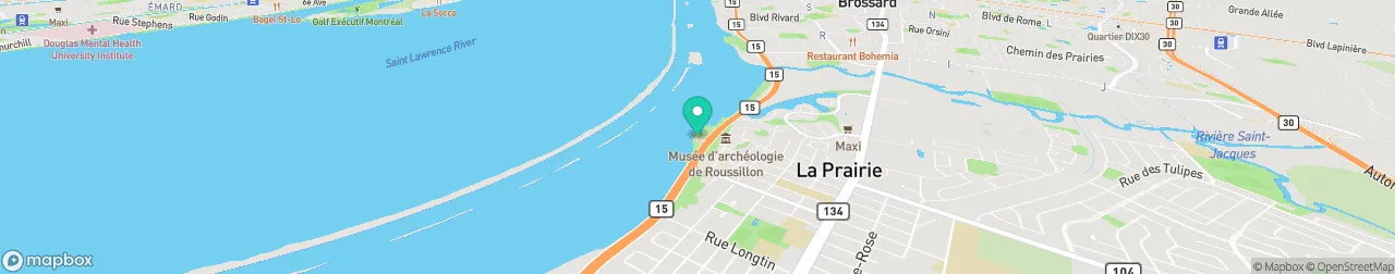 borne de recharge sur la carte