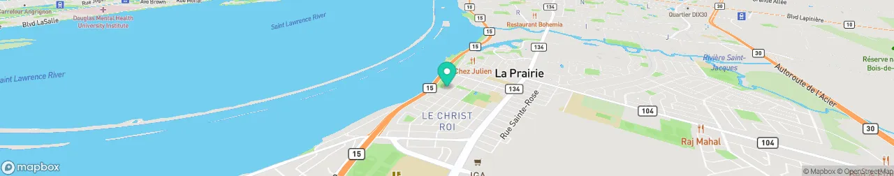 borne de recharge sur la carte