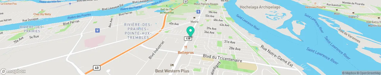 borne de recharge sur la carte