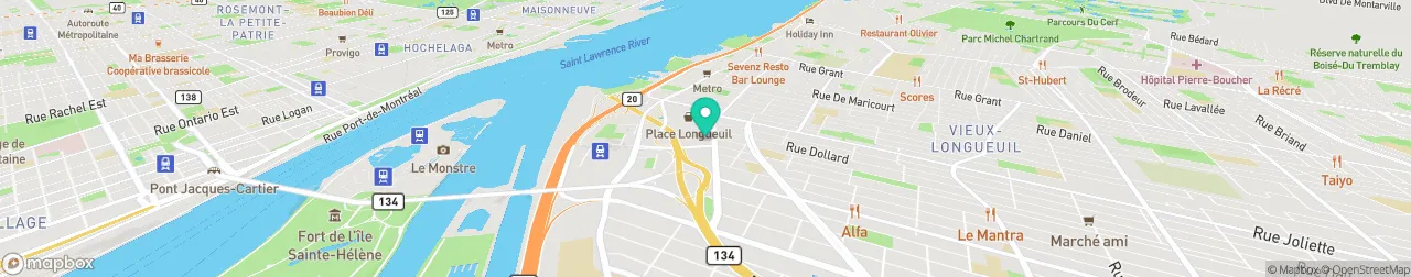 borne de recharge sur la carte